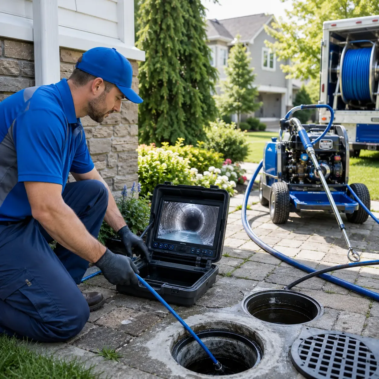 Outdoor drain cleaning professionals serving Jamaica, IA